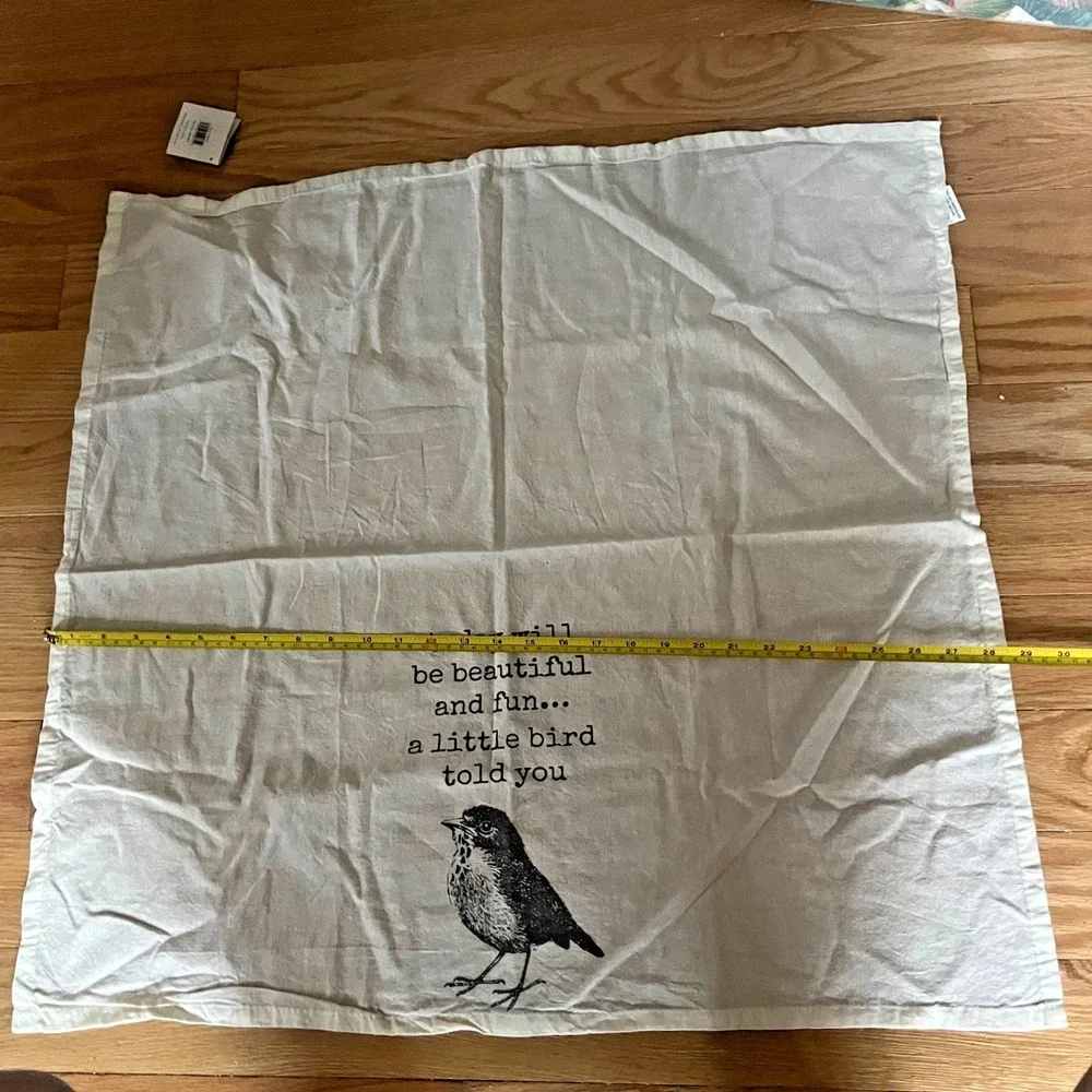 Primitives by Kathy Kitchen Dish Tea Towel Bird‎ Lover NWT A Little Birdie